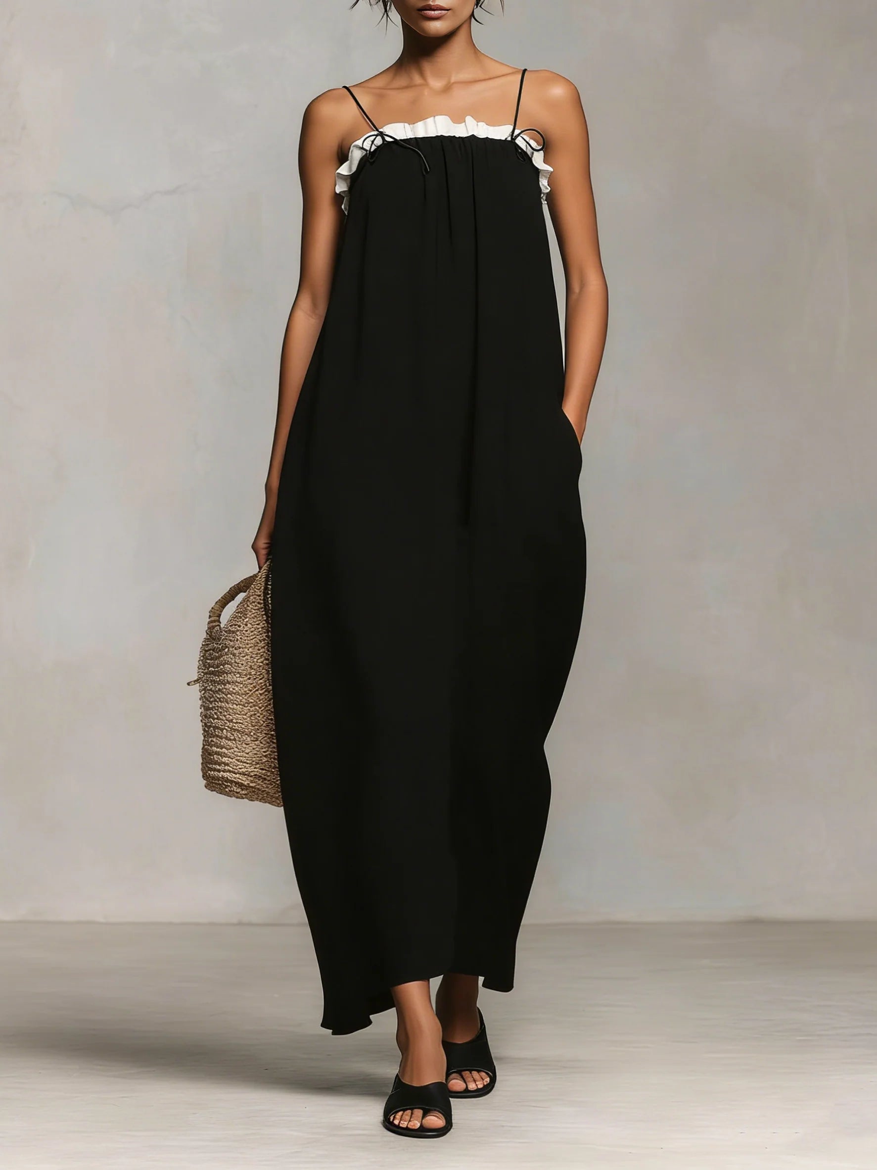 M&H | Colorblock Maxi Dress