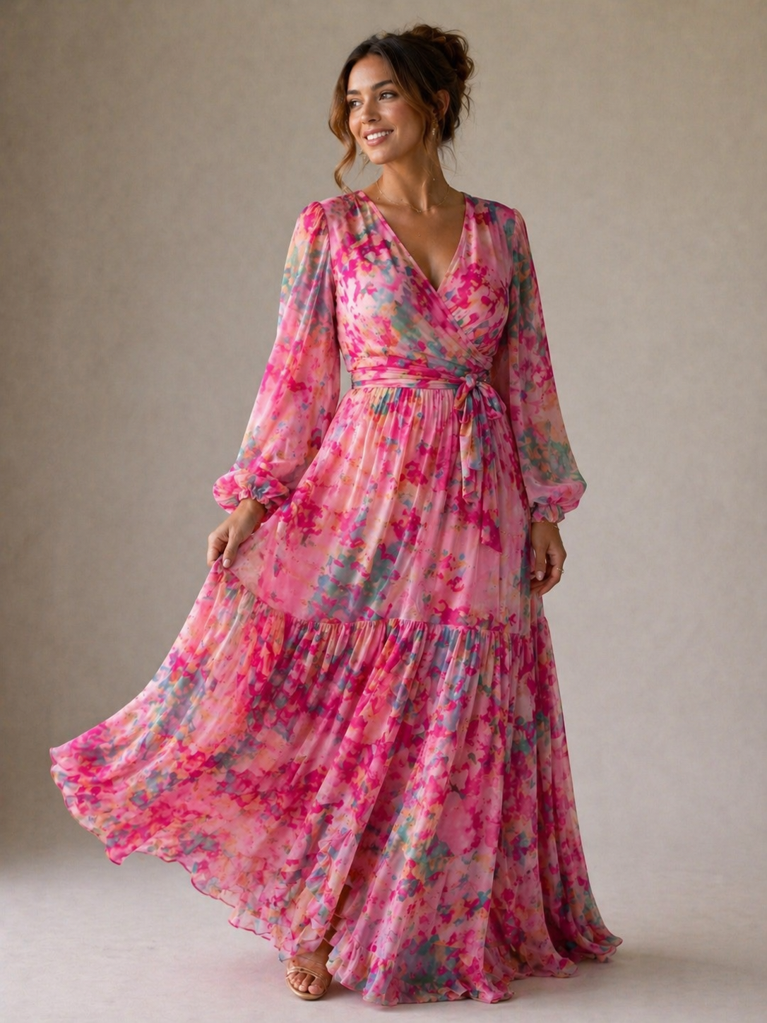 Camila | Floral Wrap Dress