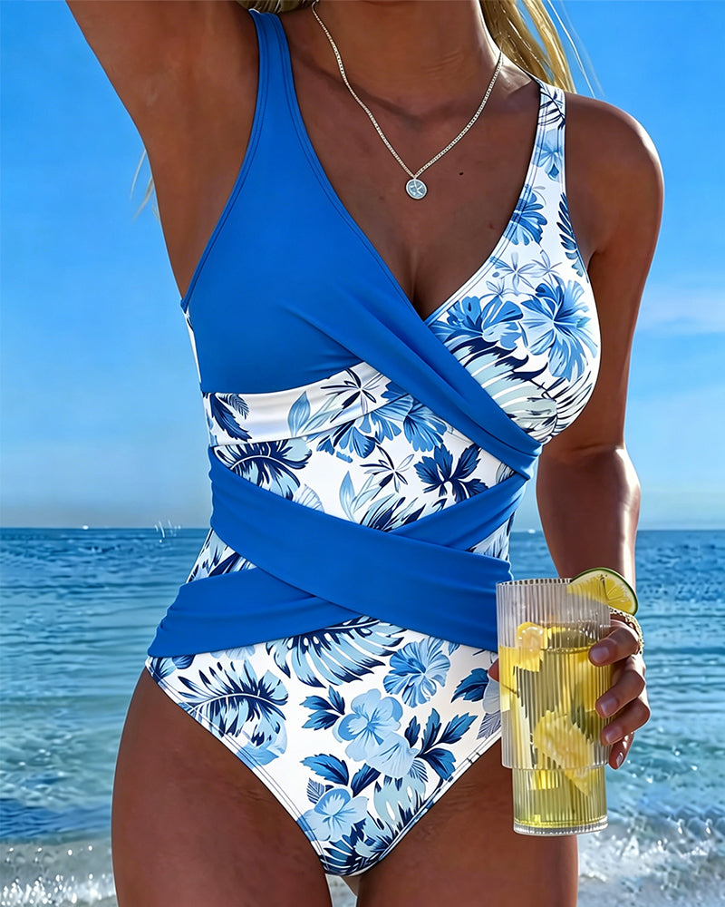 Ava | One-Piece Swimsuit Floral Print