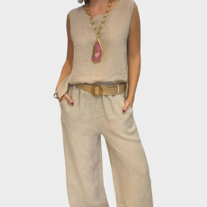 Marisol | Two-Piece Set, Belted Waist
