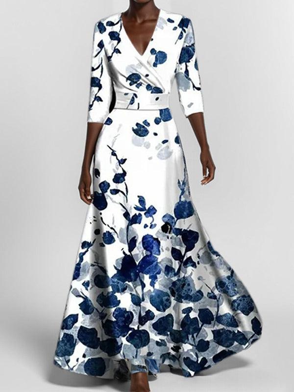 M&H | Mid Sleeve Maxi Dress