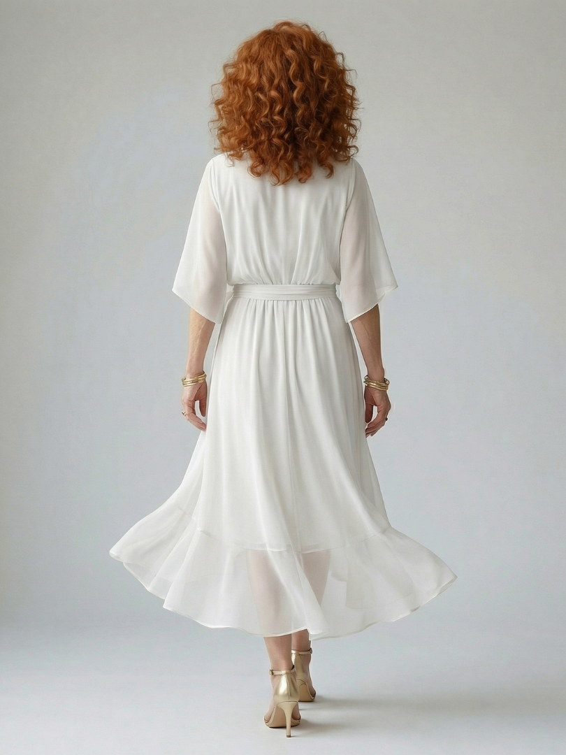 Sienna | Tie-Waist Midi Dress
