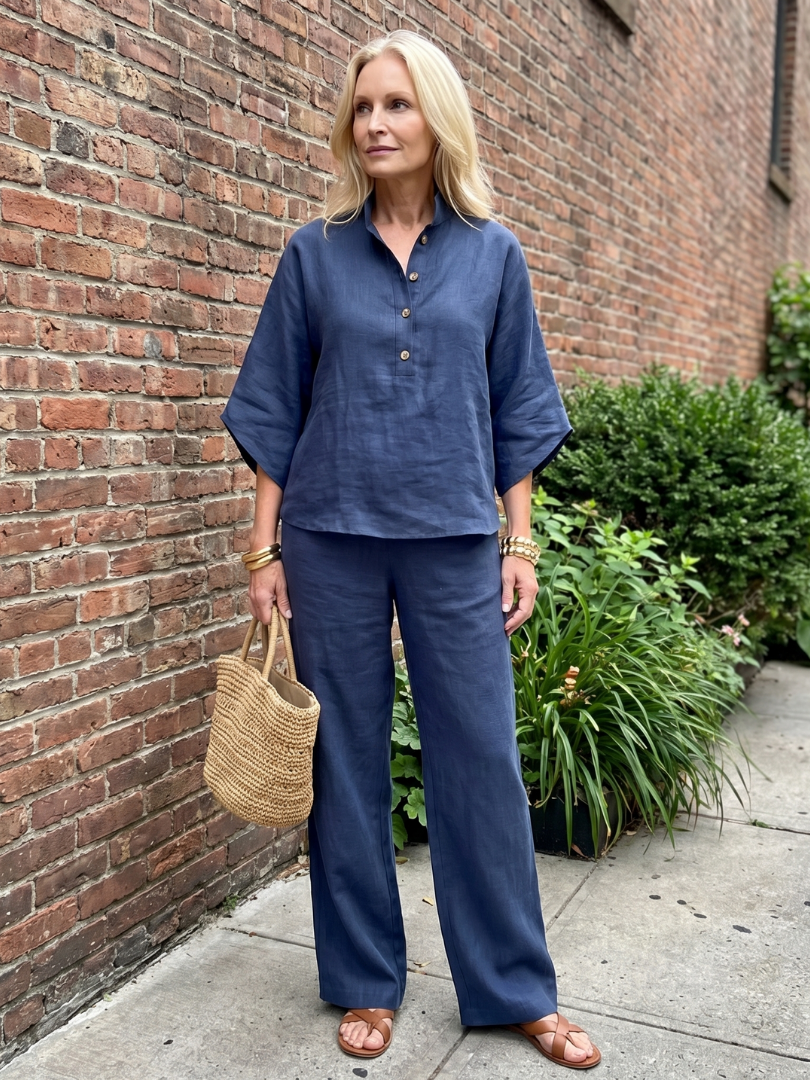 Sienna | Button Front Tunic Set