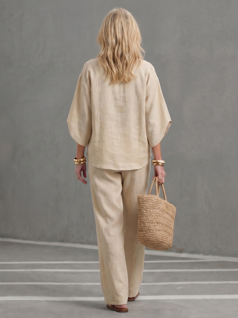 Sienna | Button Front Tunic Set