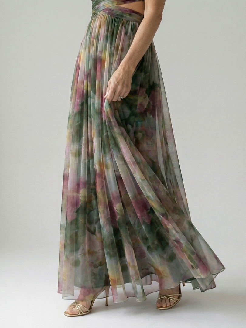 Maya | Sleeveless Wrap Maxi Dress