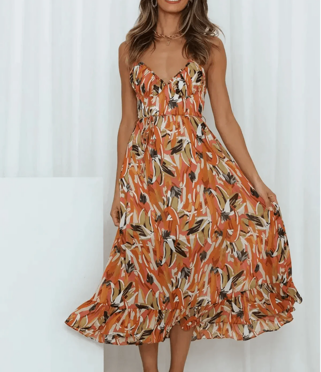 Jasmine | Shimmering Midi Dress