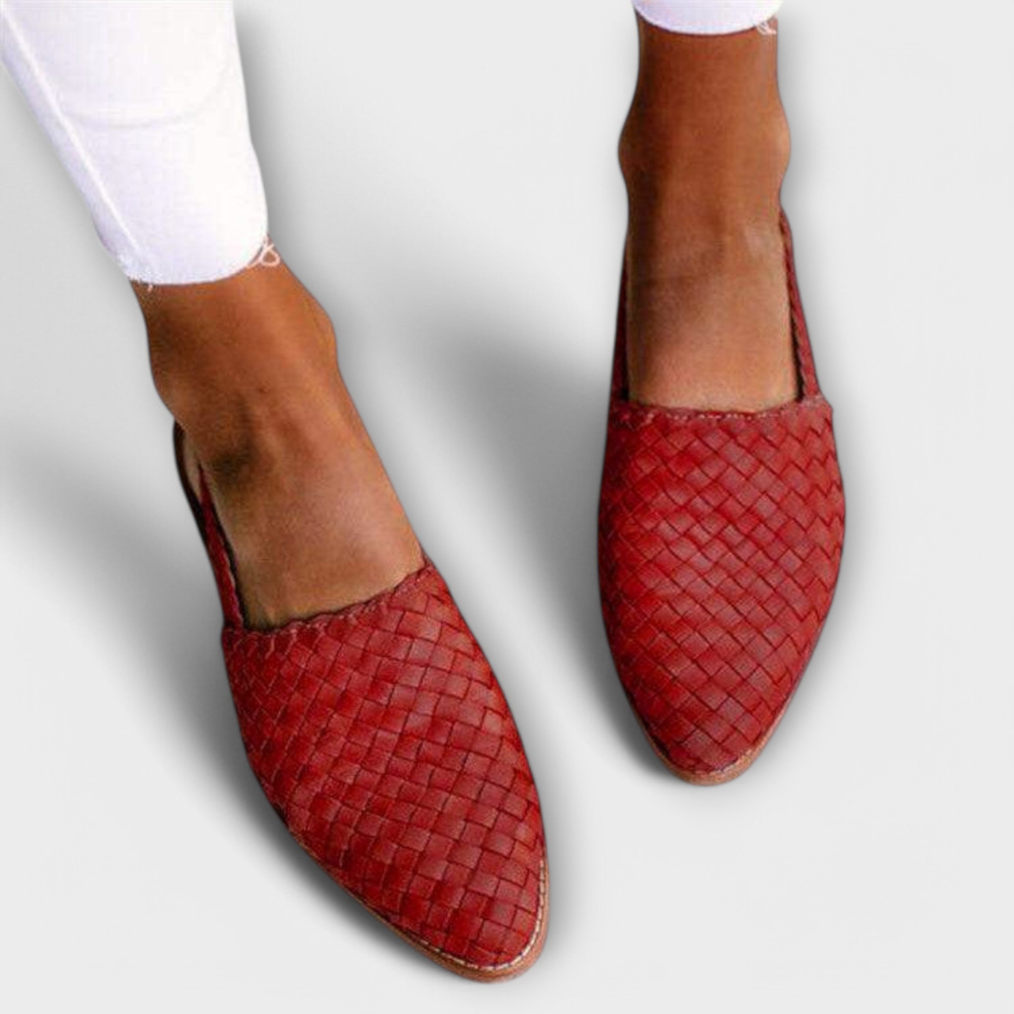 Women's Handwoven Soft-Sole Moccasins