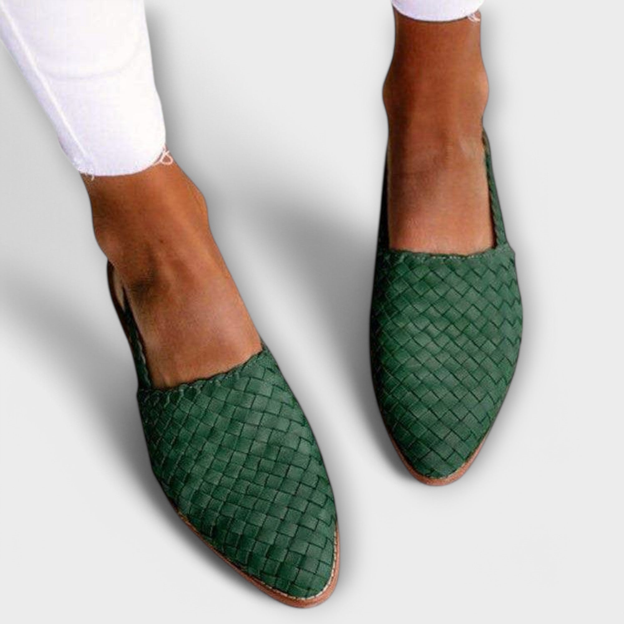 Women's Handwoven Soft-Sole Moccasins