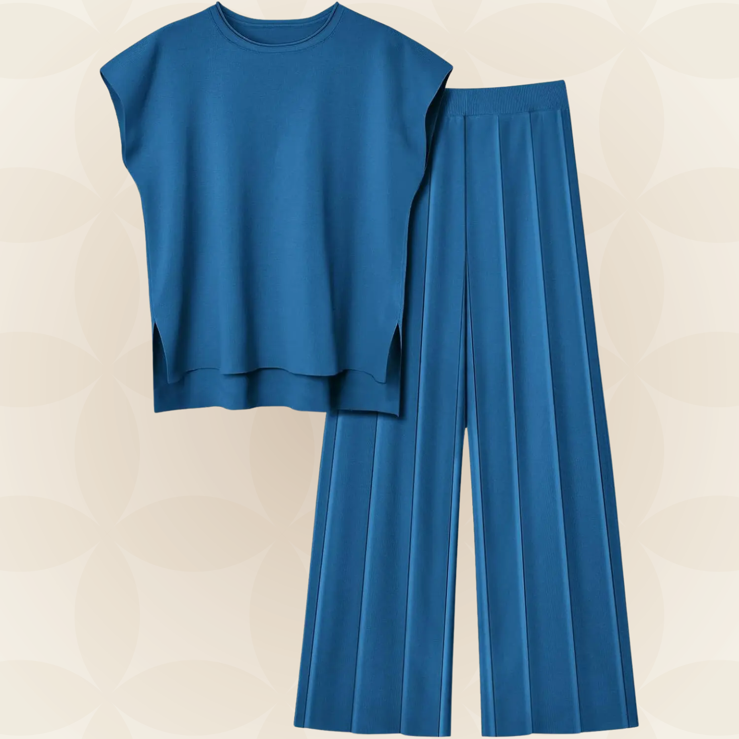 M&H | Two-Piece Set with Wide-Leg Pants