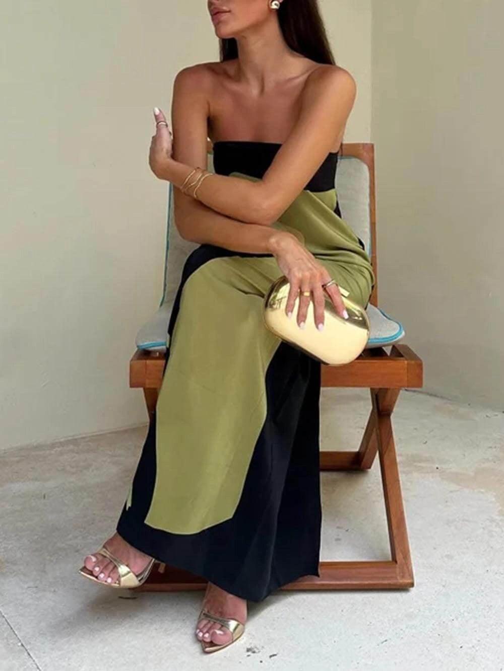 M&H | Strapless Maxi Dress