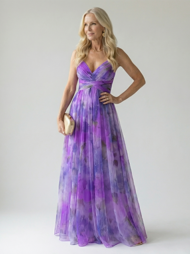 Maya | Sleeveless Wrap Maxi Dress