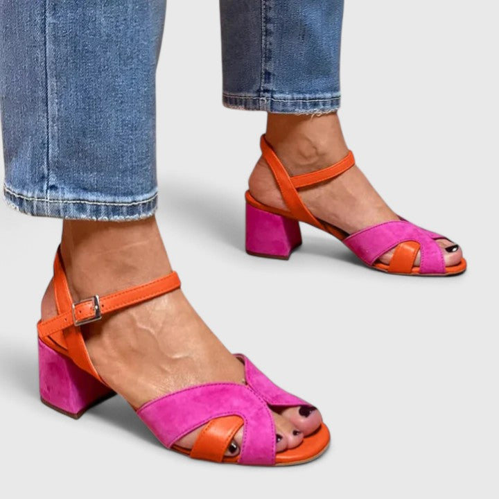 Elegant Sunset Pink Sandals