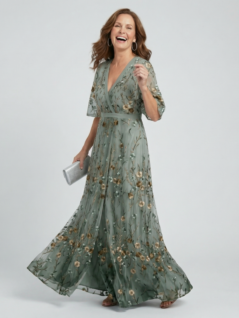 Maya | Halter Floral Maxi Dress