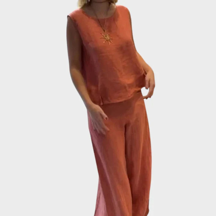 Marisol | Two-Piece Set, Belted Waist