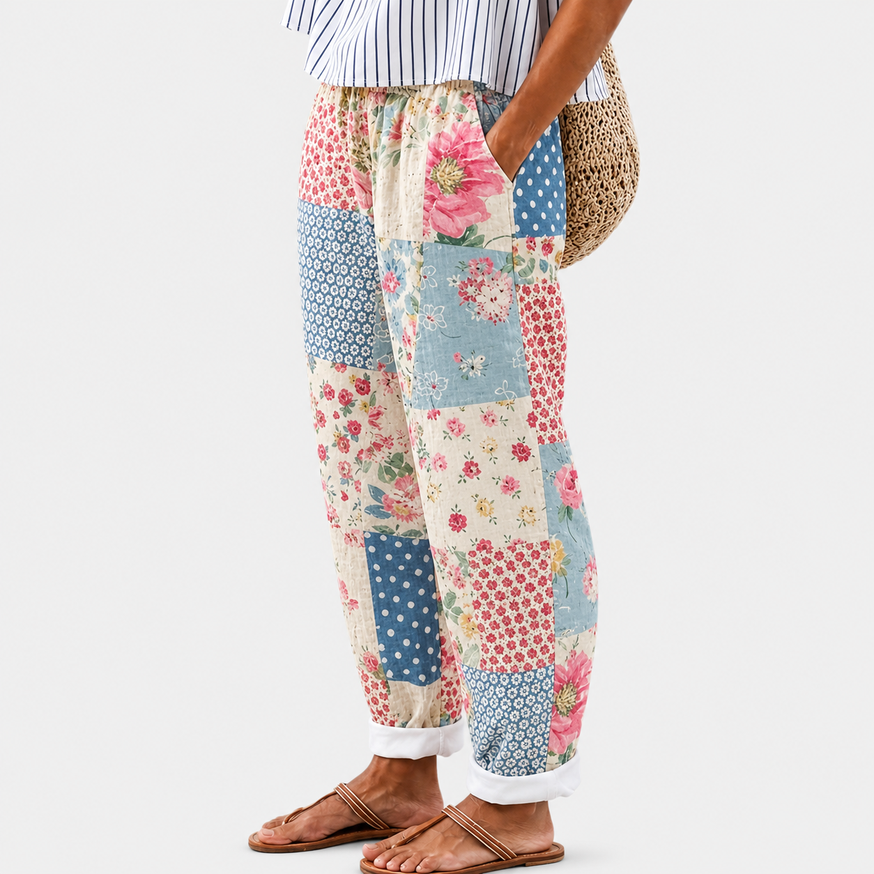 Imani | Patchwork Pants