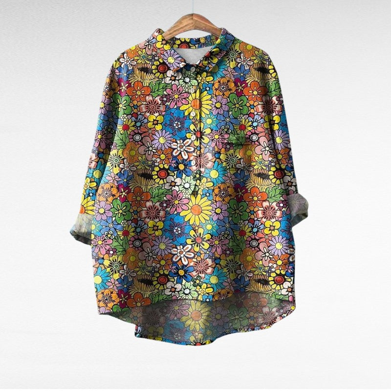 M&H | Vintage Polyester-Viscose Blend Blouse