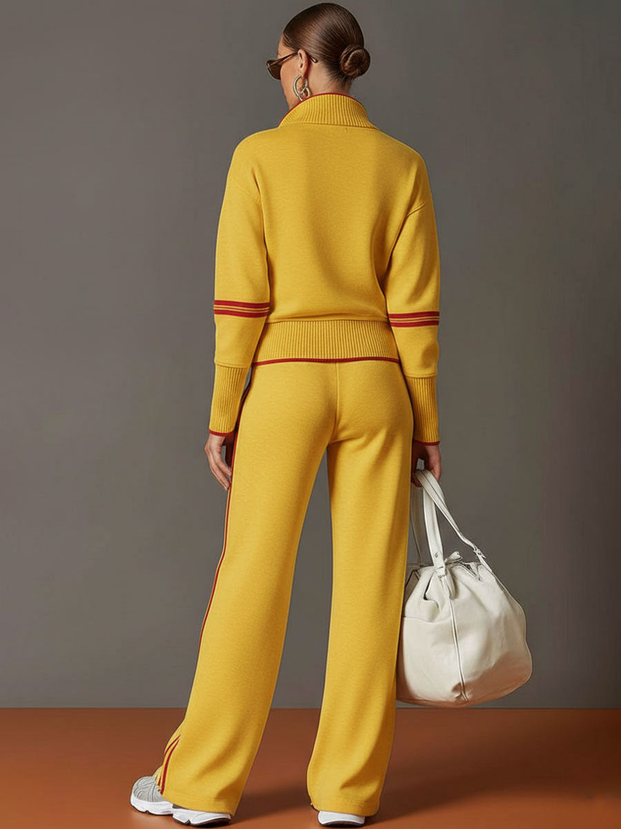 M&H | Two-Piece Set with Wide-Leg Pants