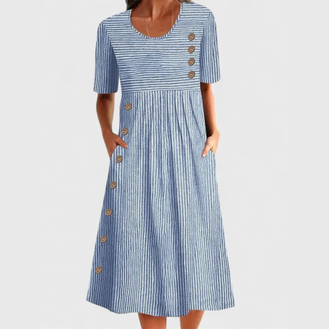 Jovie™ Striped Midi Dress