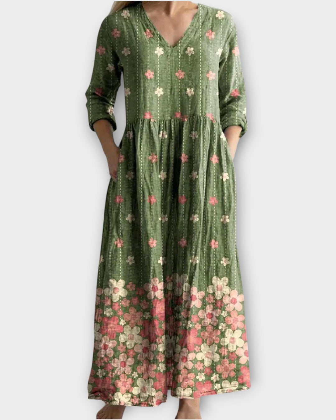 Nadia | Maxi Dress - Vintage Floral