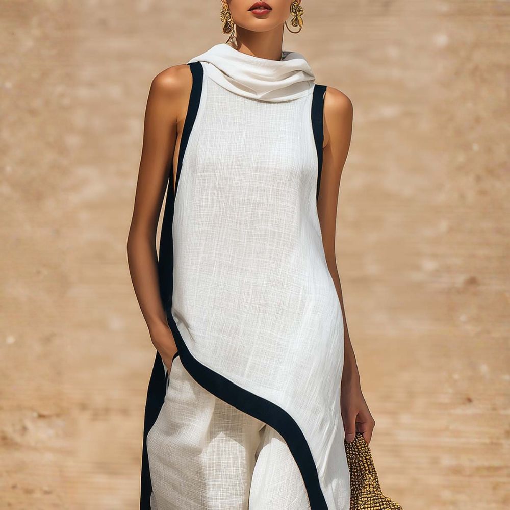 LEONORA | ELEGANT LINEN JUMPSUIT