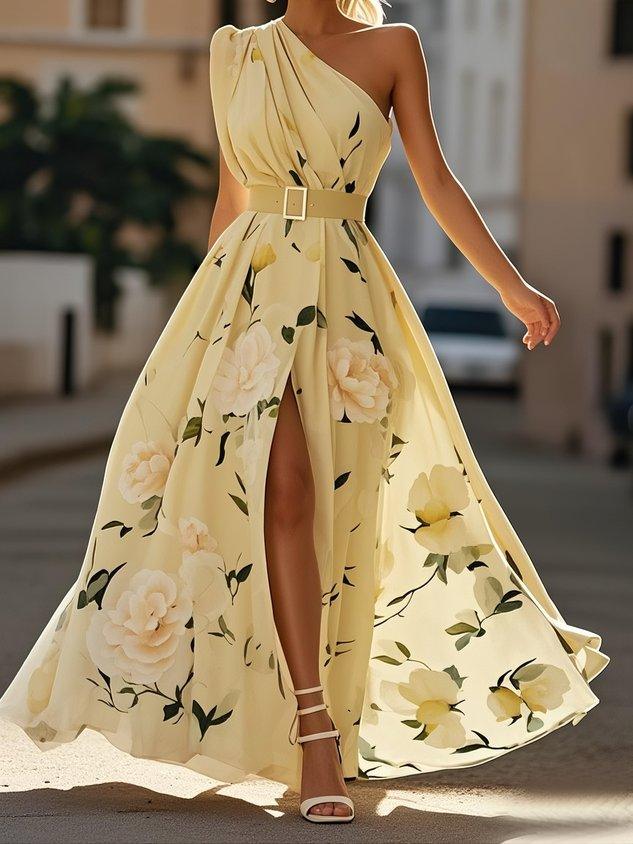 Harper | Floral Chiffon Maxi Dress