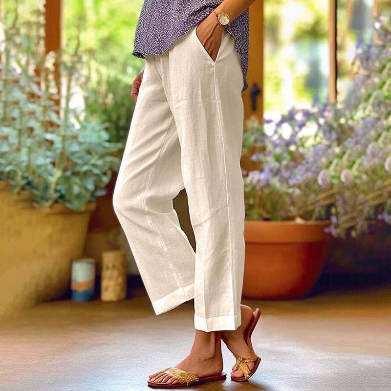 Ava | Elastic-Waist Pants