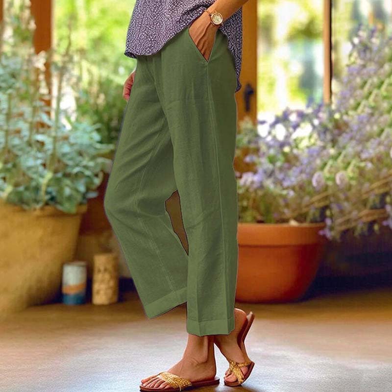 Ava | Elastic-Waist Pants
