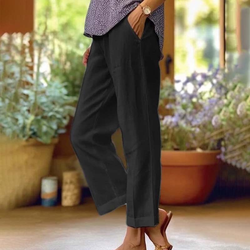 Ava | Elastic-Waist Pants