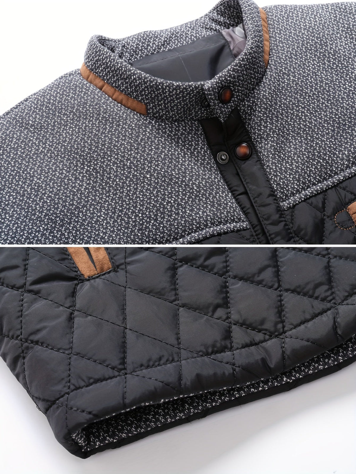 Gideon | Quilted Stand-Collar Jacket