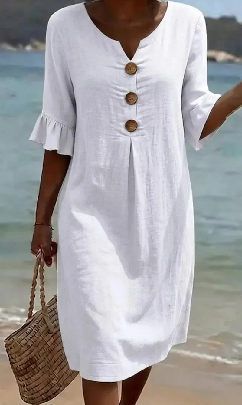 Radmilaâ„¢ | Textured Long Sleeve Dress