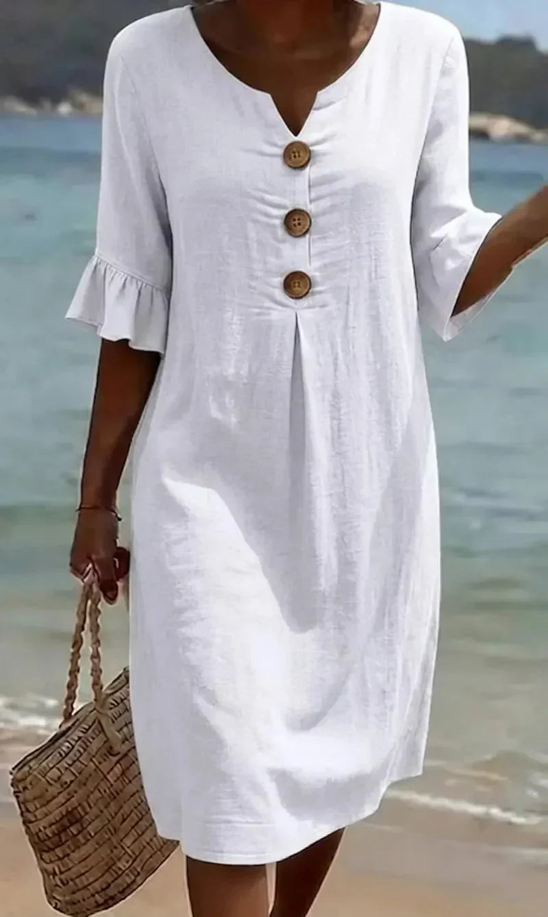 Radmilaâ„¢ | Textured Long Sleeve Dress