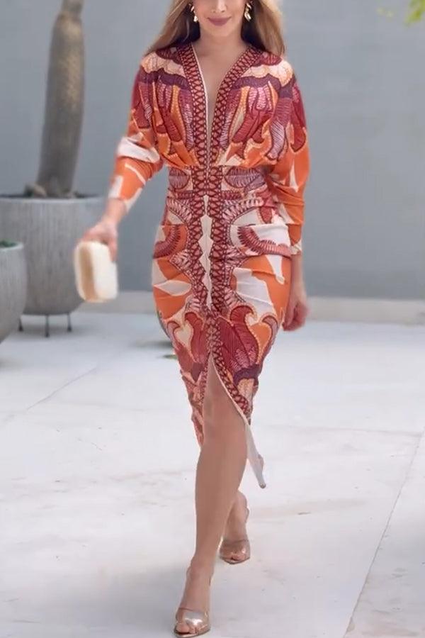 M&H | Dolman Sleeve Midi Dress