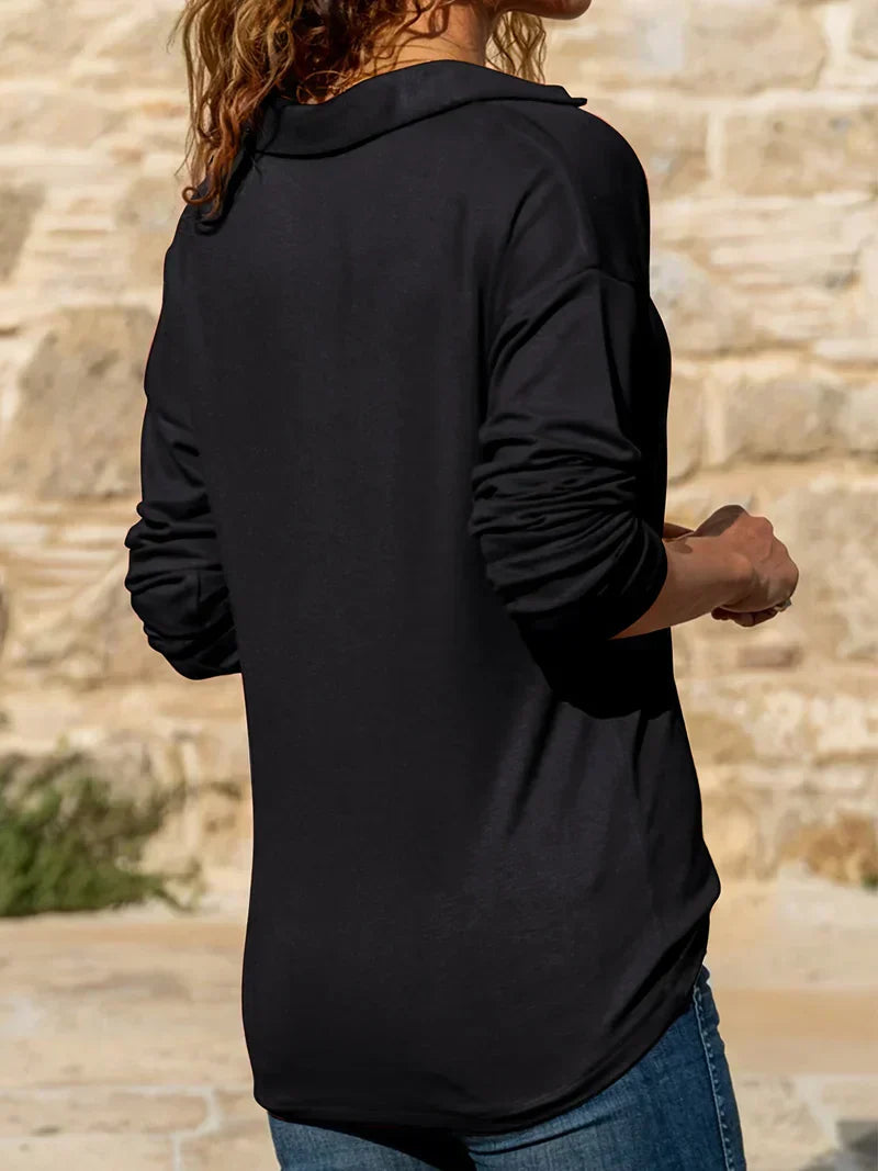 Monica | Collared Half-Zip Sweater