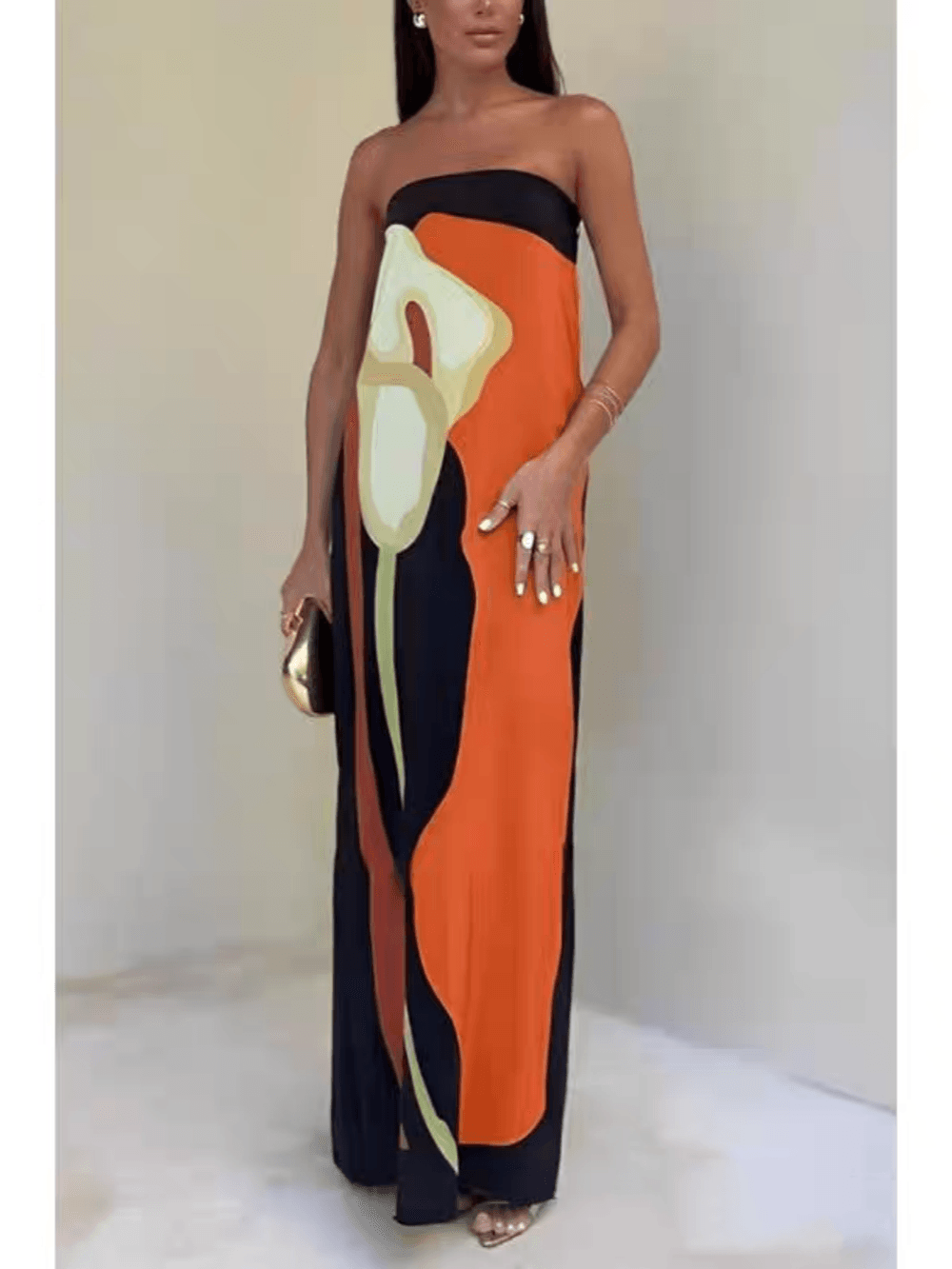 M&H | Strapless Maxi Dress