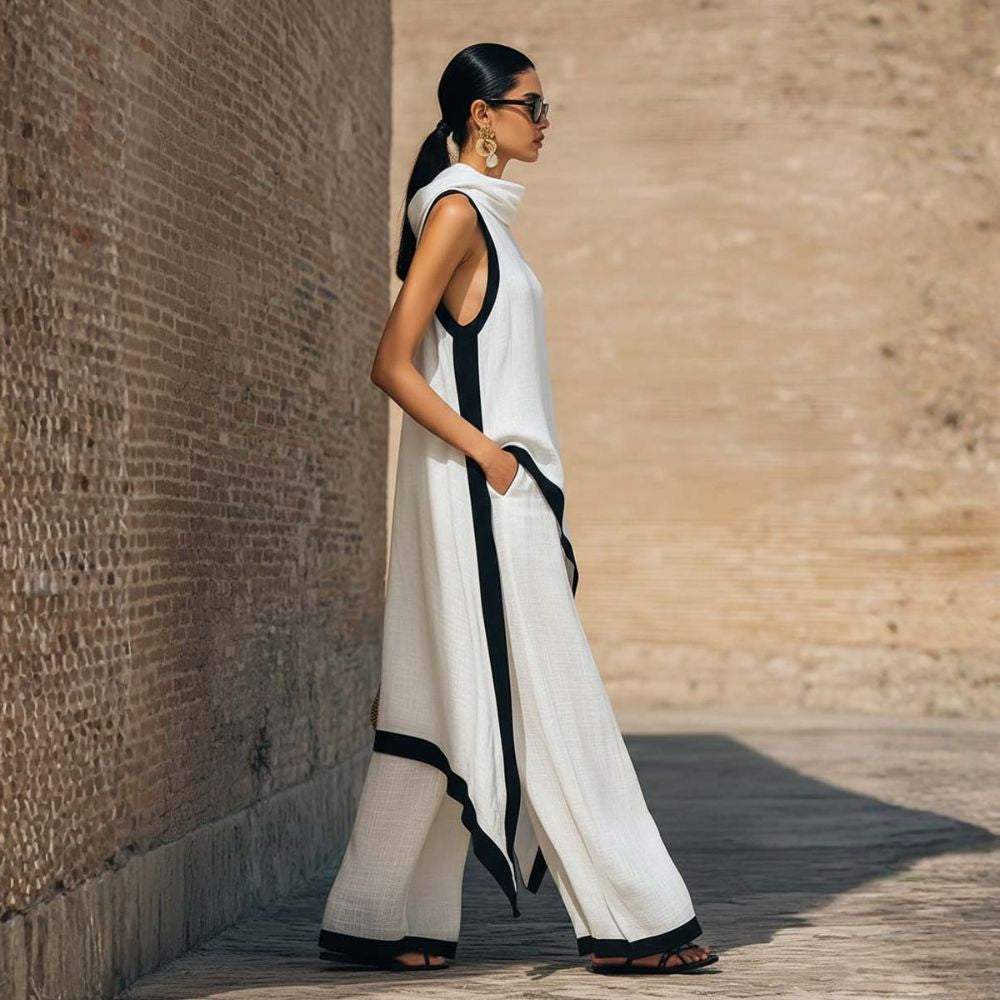 LEONORA | ELEGANT LINEN JUMPSUIT