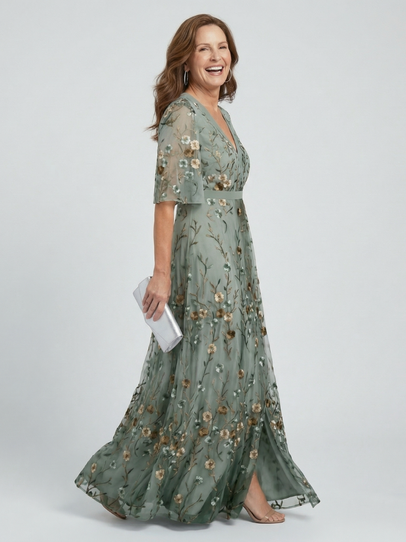 Maya | Halter Floral Maxi Dress