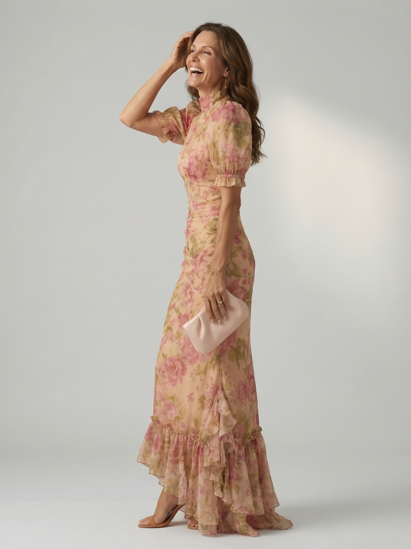 Harper | High-Neck Maxi Dress