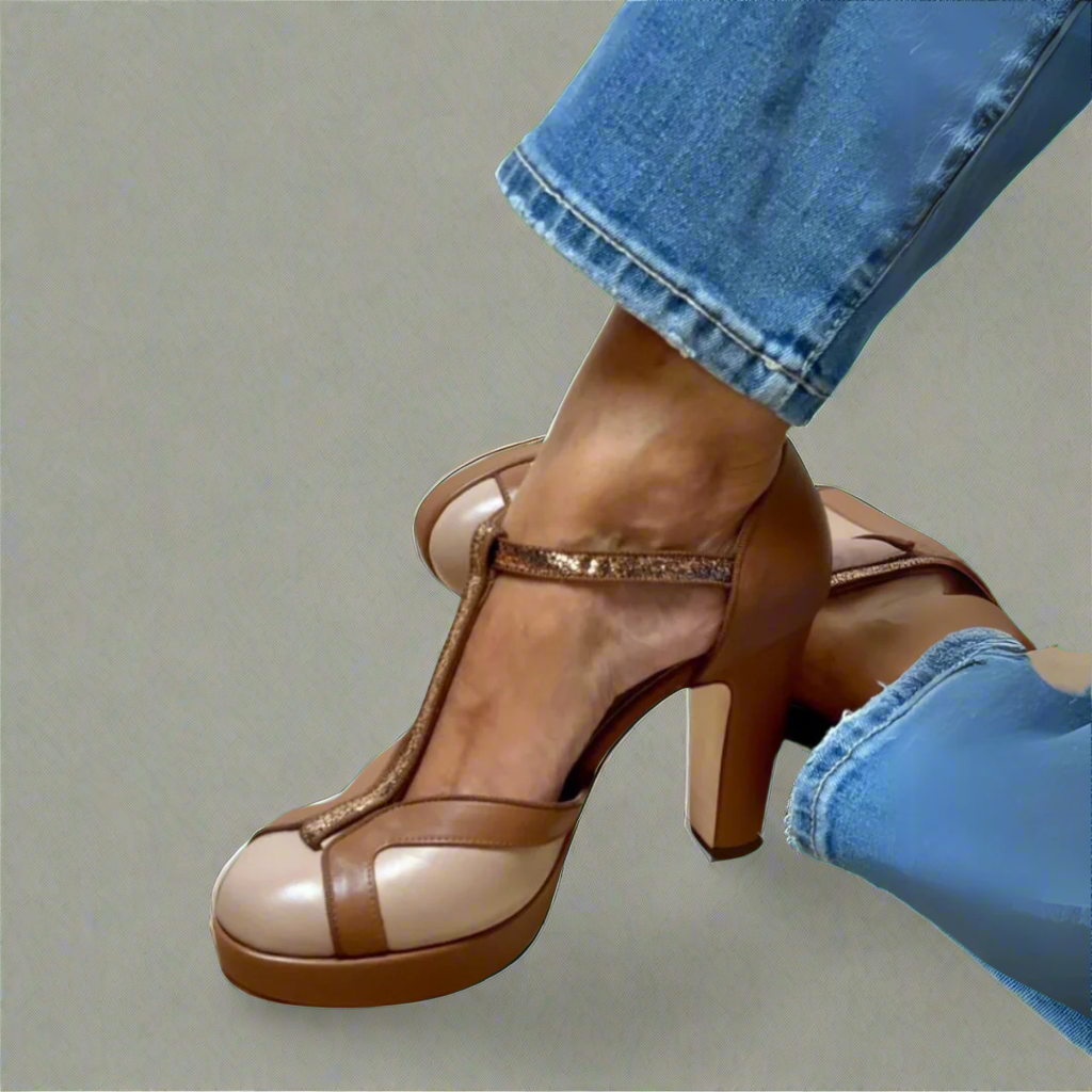 Quinn | Cushioned Heeled Sandals