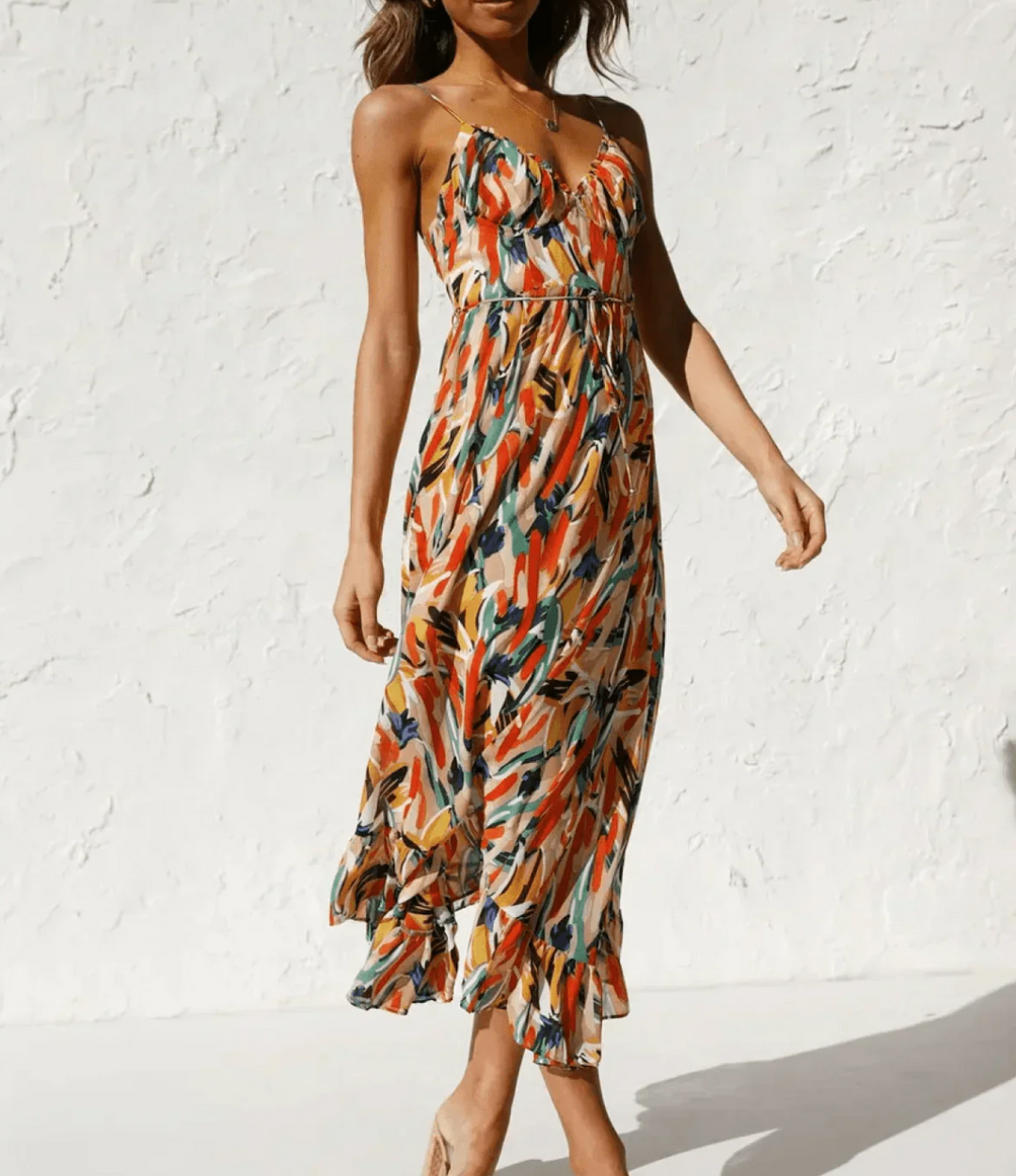 Jasmine | Shimmering Midi Dress