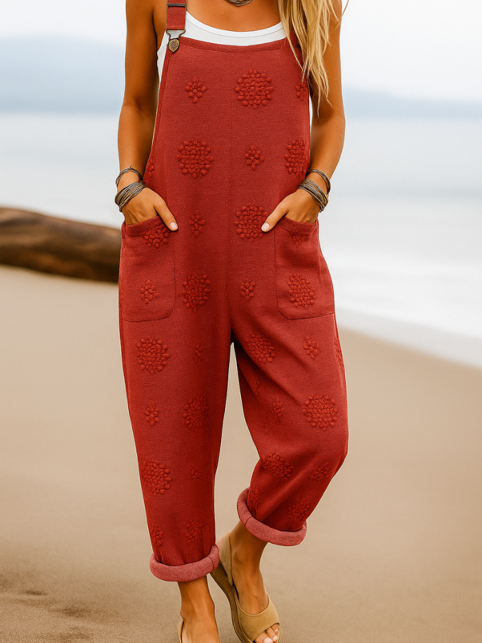 Hailey | Floral Cotton Jumpsuit