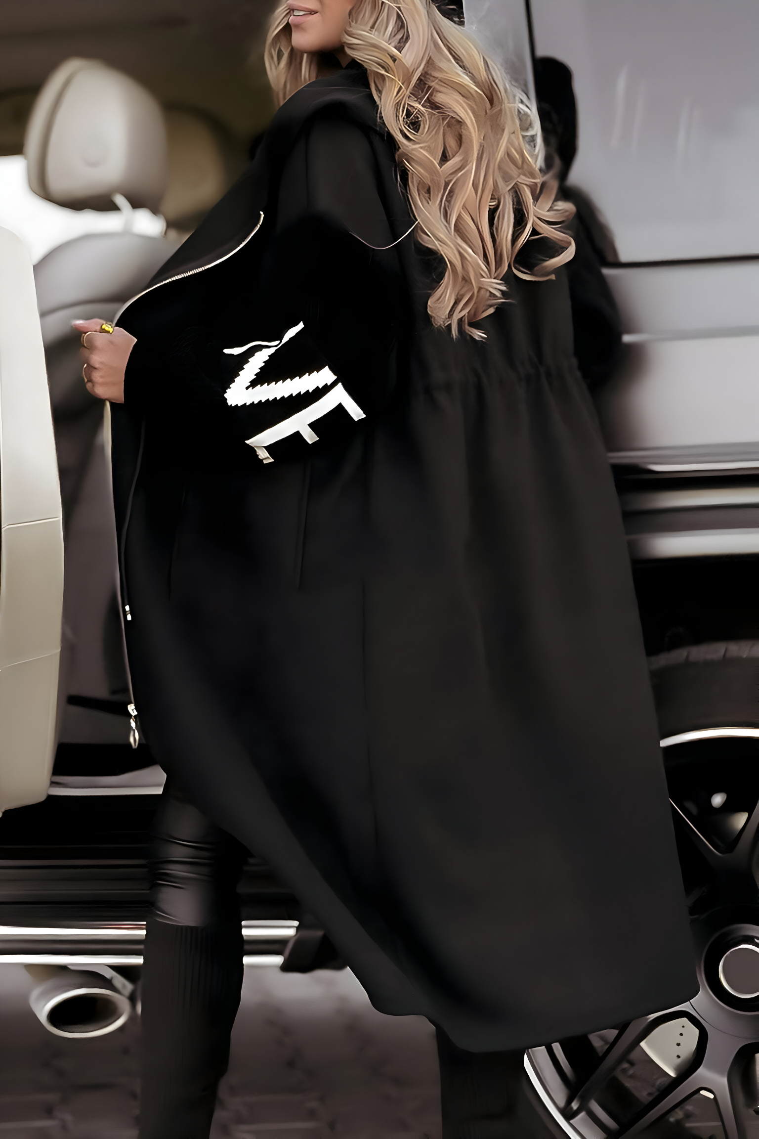 Hooded Knit Coatigan