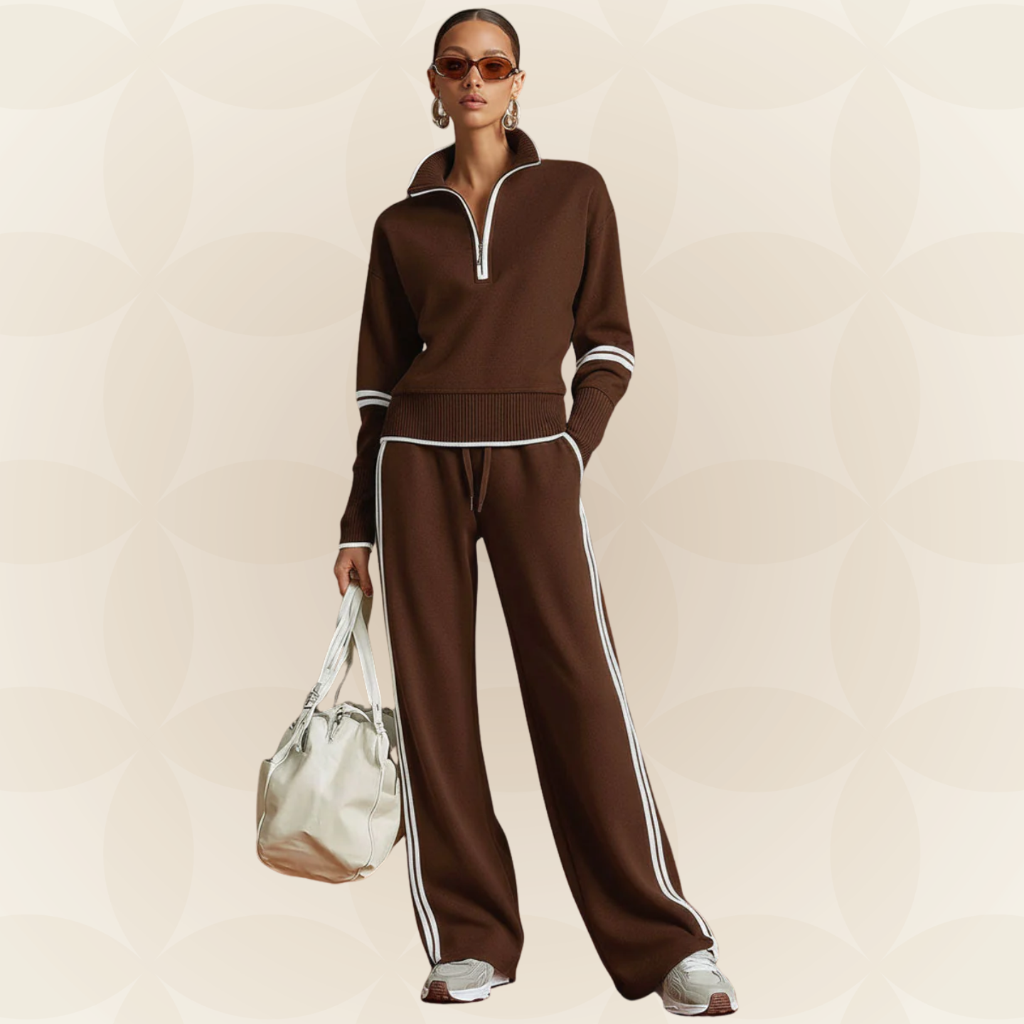 M&H | Two-Piece Set with Wide-Leg Pants
