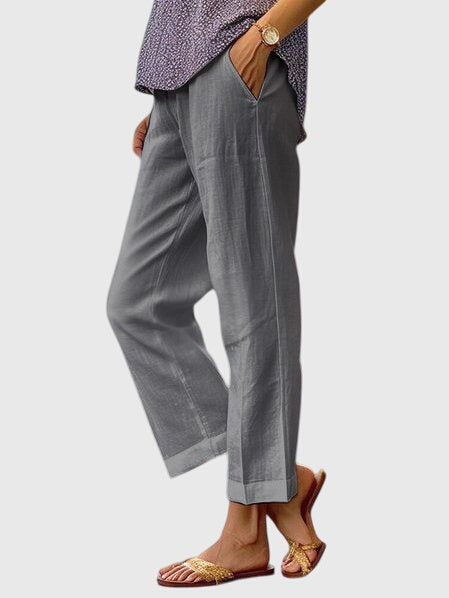 Liliana | Elastic-Waist Wide-Leg Pants