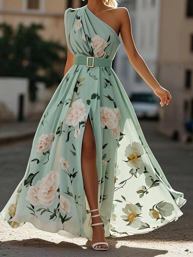 Harper | Floral Chiffon Maxi Dress