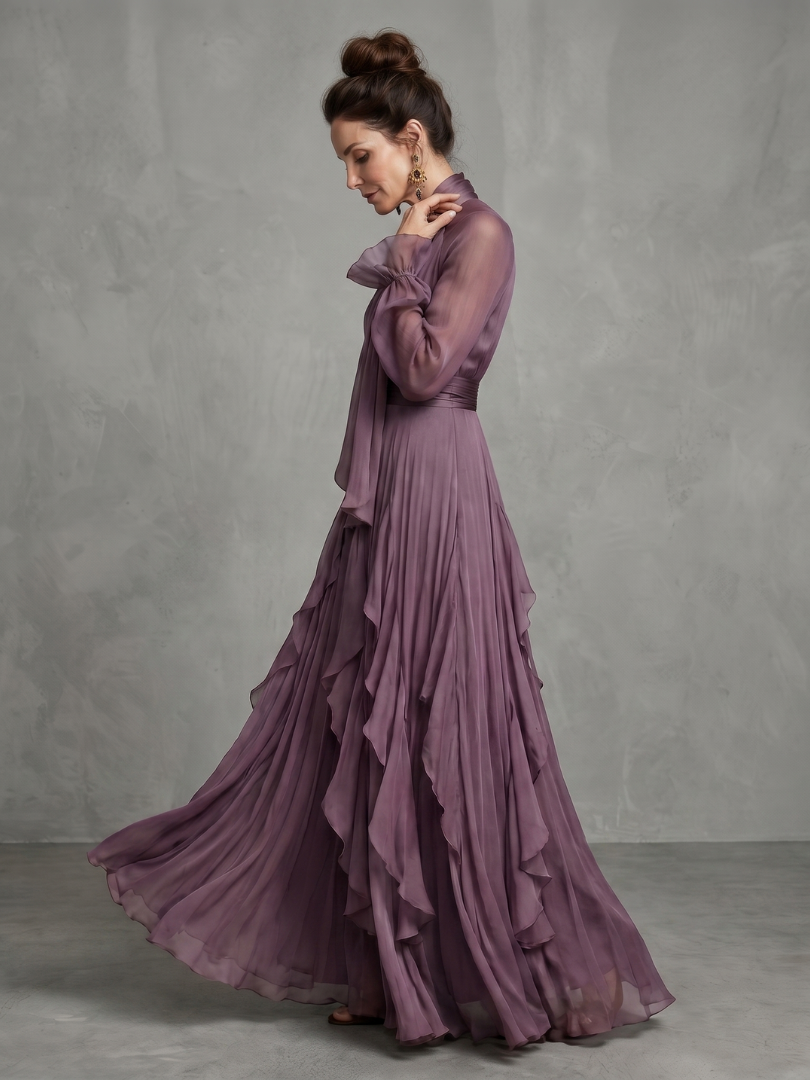 Camila | Tie-Neck Maxi Dress