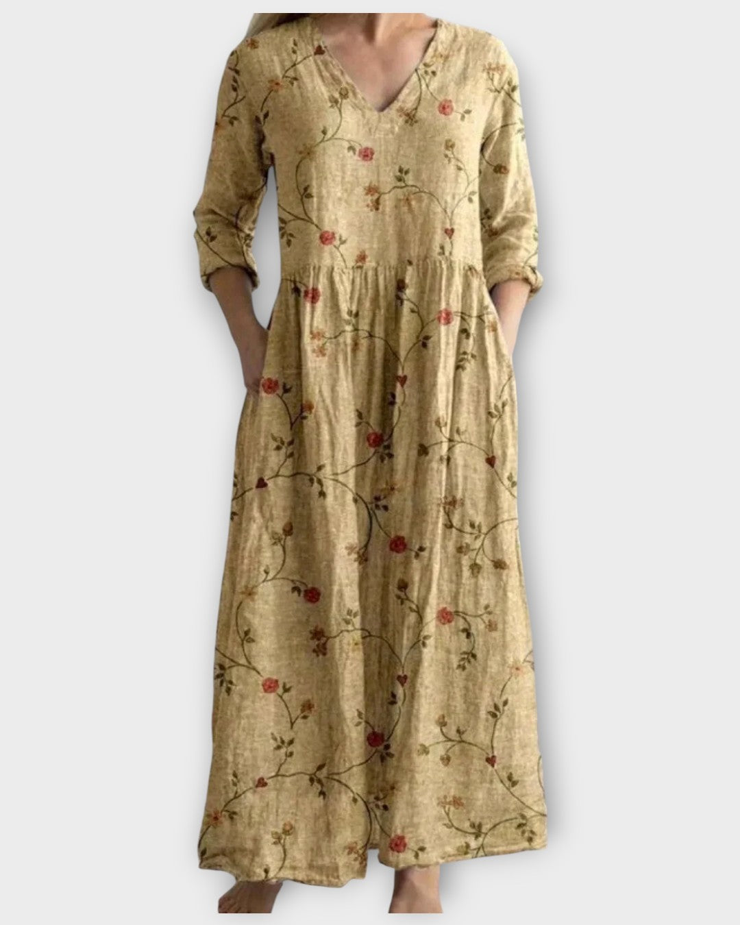Nadia | Maxi Dress - Vintage Floral