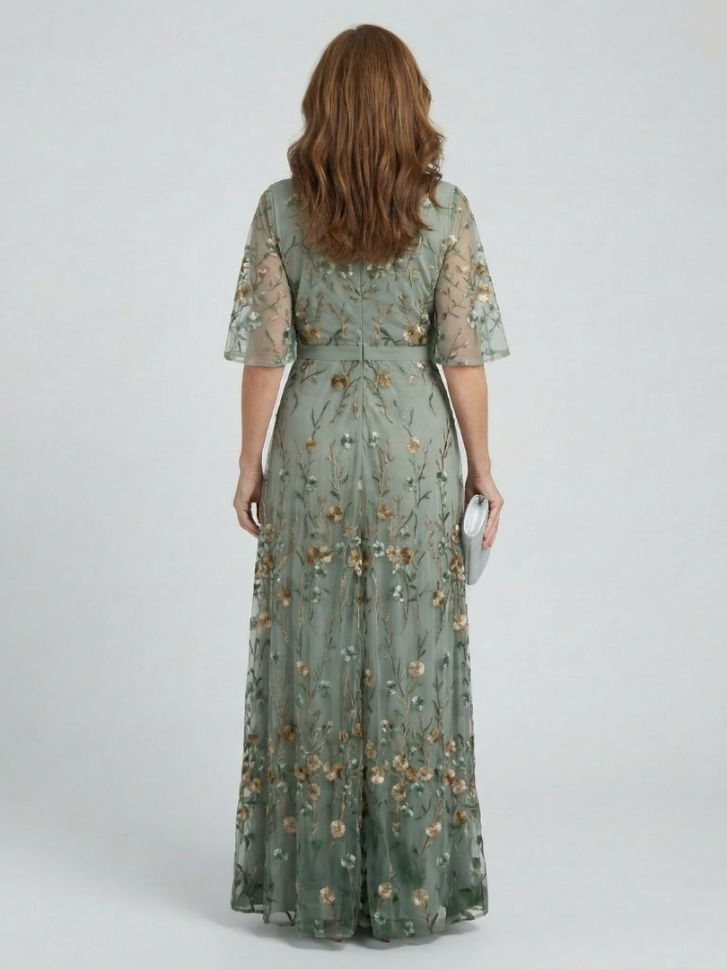 Maya | Halter Floral Maxi Dress