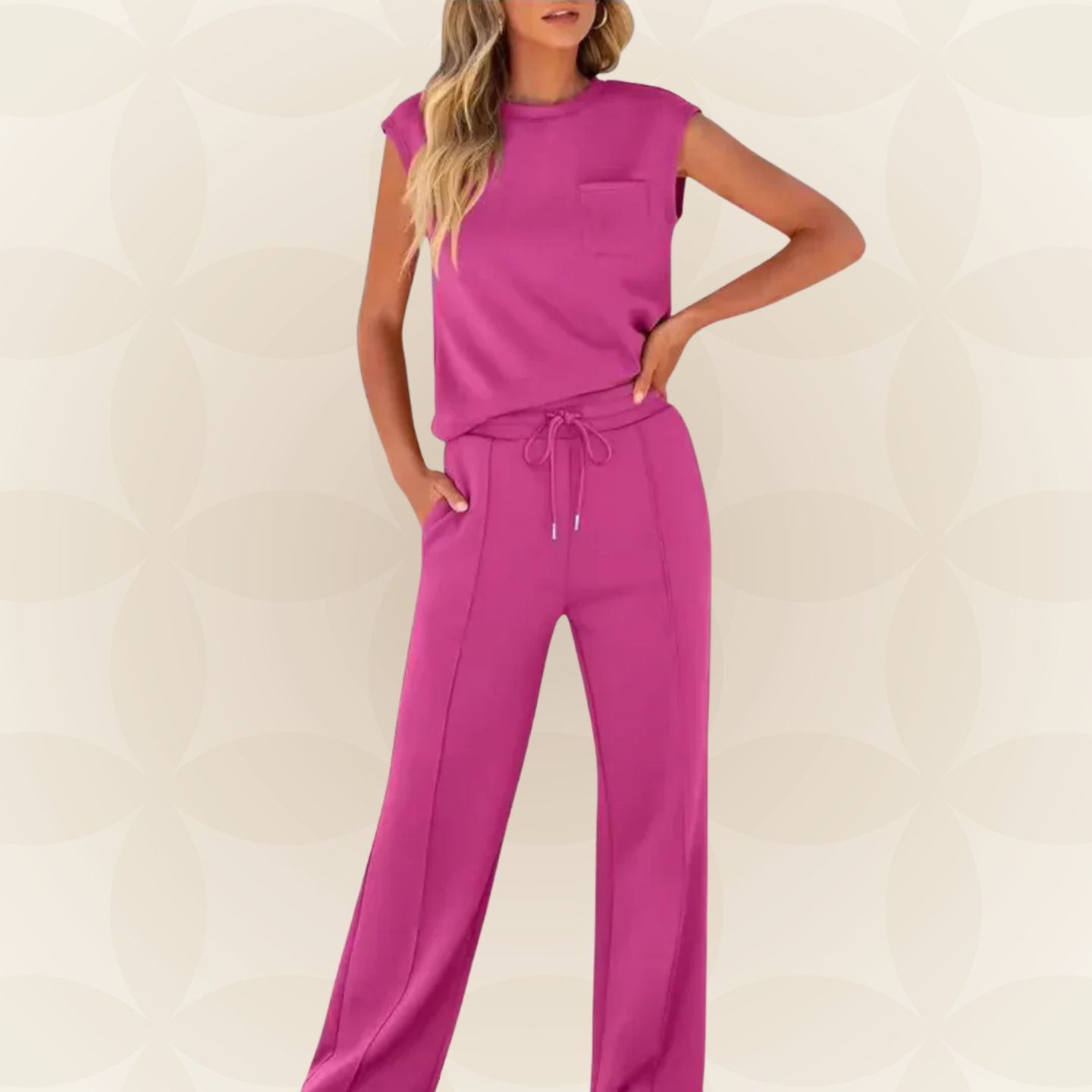M&H | Two-Piece Lounge Set in Soft Knit