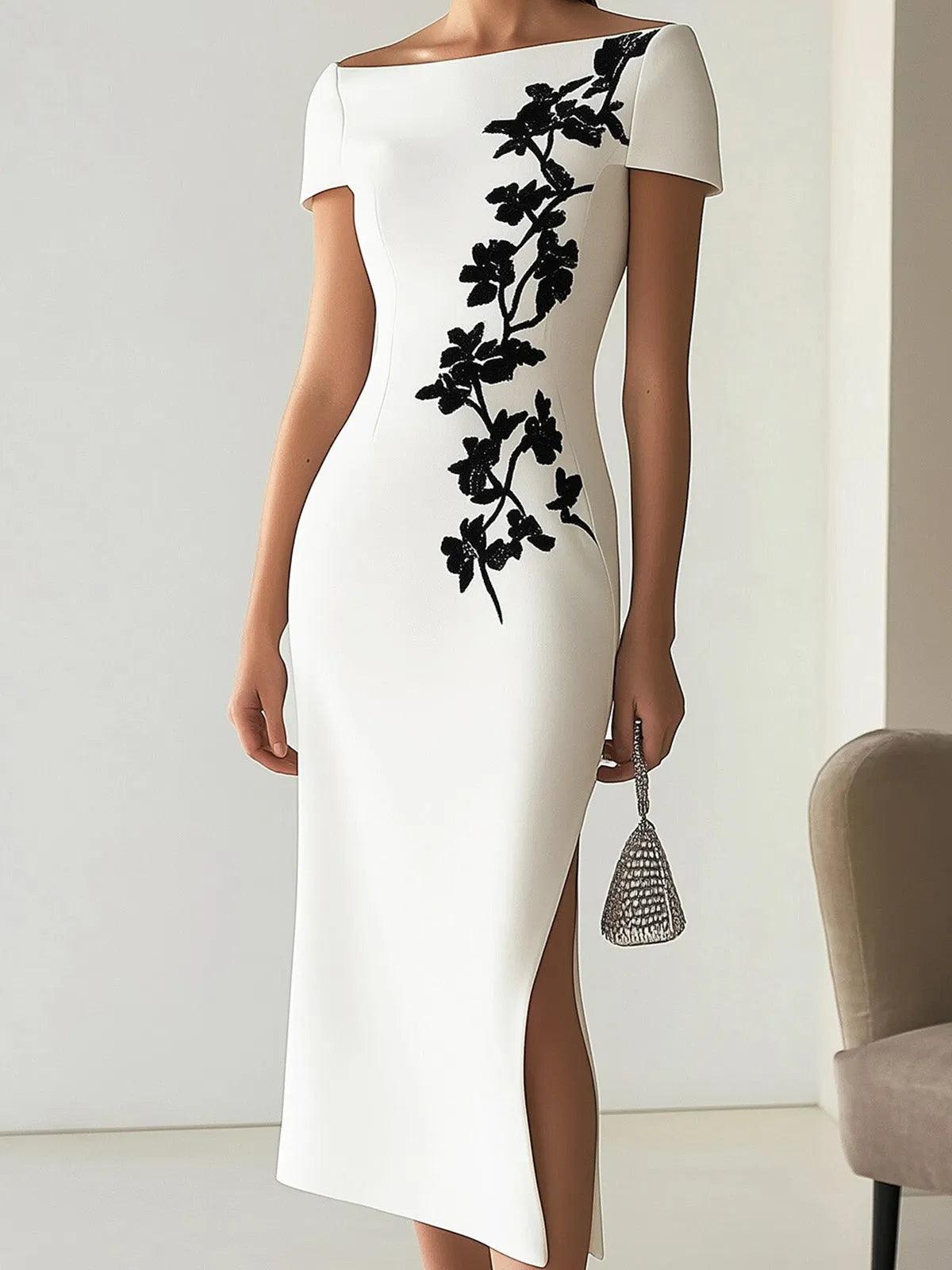 M&H | Floral Print Midi Dress