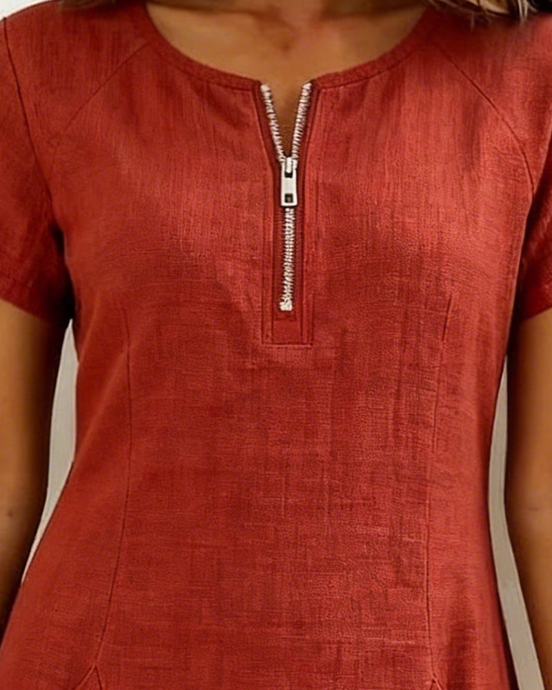 Scarlett | Cotton-Linen Dress